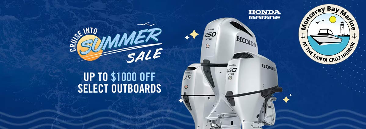 Cruise into Summer Sale - Up to $1000 off Select Outboards